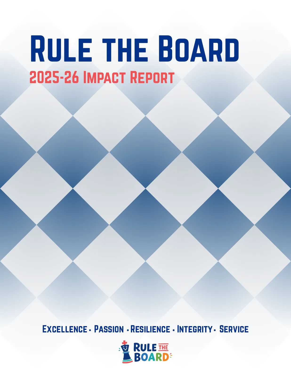 Cover of the Rule the Board 2025-26 Impact Report